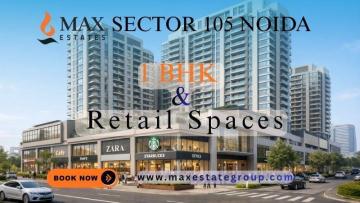 Max Sector 105 Noida: Luxury Studios And Retail on Noida Expressway​