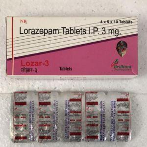 Order Online Lorazepam tablet 3mg with Next Day Delivery