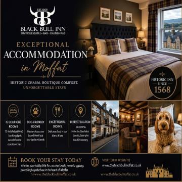Experience Exceptional Accommodation in Moffat at The Black Bull Inn