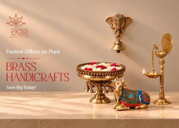 Festive Offers on Pure Brass Handicrafts | Save Big Today!