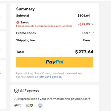 $70 All Orders Overs $699 With Code at AliExpress