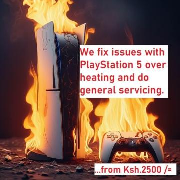 PlayStation 5 {PS5} over heating and do general servicing