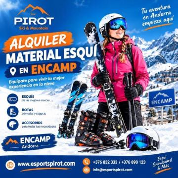 Alquiler Material Esquí en Encamp para Toda la Familia