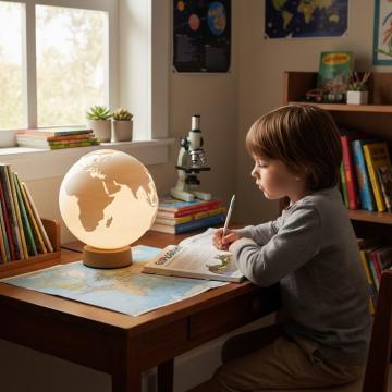 Stylish 3D Moon Lamp for Modern Home Decor