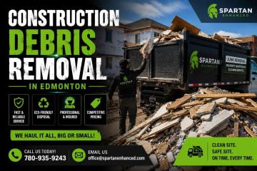 Construction Debris Removal in Edmonton | Fast & Reliable
