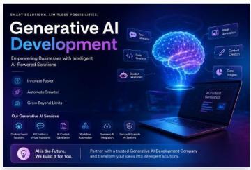 Generative AI Development Company: Transform Business with Intelligent AI Solutions