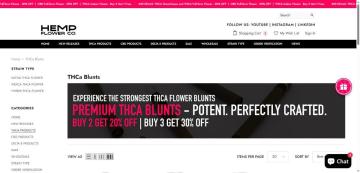 Buy 2 Get 1 Free THCA Blunts at Hemp Flower Co.
