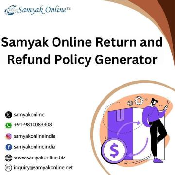 Samyak Online Return and Refund Policy Generator