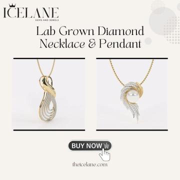 Buy Lab Grown Diamond Necklace & Pendant online at the best price