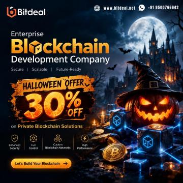 Enterprise Blockchain Development Company | Halloween Offer: 30% Off Private Blockchain Solutions