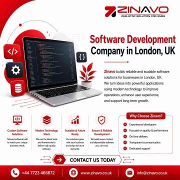 Software Development Company in London | Zinavo
