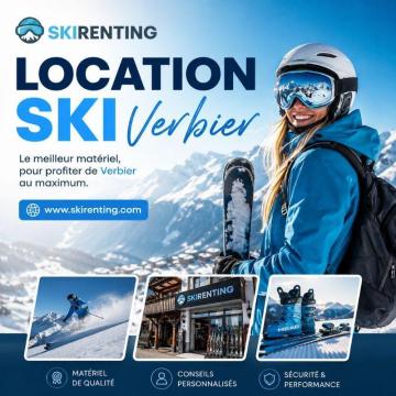 Location ski Verbier con material de calidad para todos los niveles