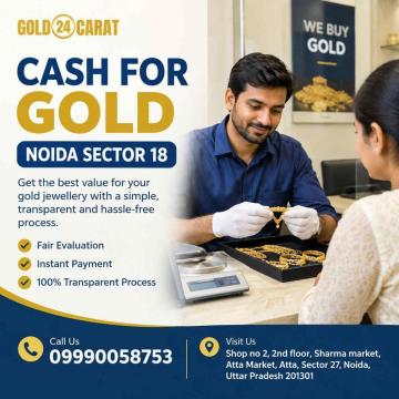 Cash for Gold Noida Sector 18 | Gold 24 Carat