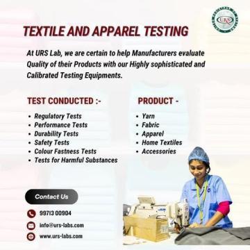 Textiles and Garments Product Testing Lab in vadodara