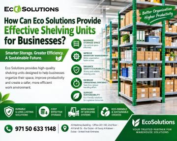 How Can Eco Solutions Provide Effective Shelving Units for Businesses?