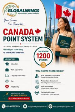 Reliable Canada Points System Experts | Best Canada PR Guidance by GlobalWings visa Consultants
