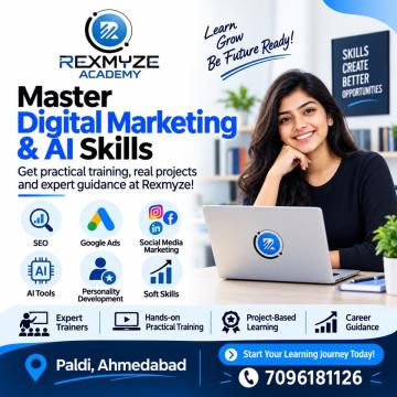 Rexmyze Digital Marketing & AI Academy in Paldi, Ahmedabad