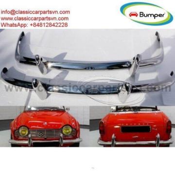 Triumph TR) bumpers by stainless steel new