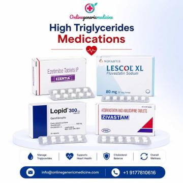 High Triglycerides Medications – Uses, Dosage & Best Related Medicines