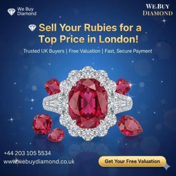 Sell Your Rubies Online in London — Get a Top Price