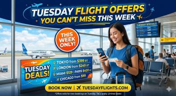 Tuesday Flight Offers You Can’t Miss This Week