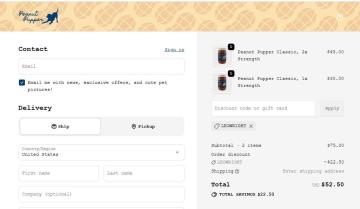 Peanut Pupper, coupon, promo, discount, code