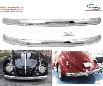 Volkswagen Beetle bumpers () and onwards by stainless steel (VW Käfer Stoßfänger satz)