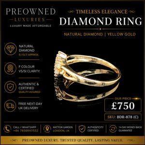 Buy Elegant Pre-Owned Diamond Ring Best Value UK
