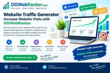 Website Traffic Generator – Increase Website Visits with OGWebRanker