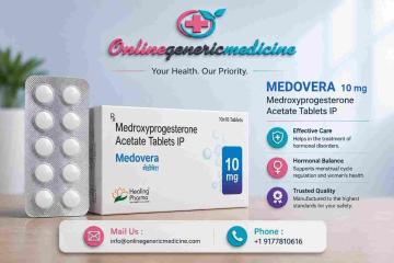 Medovera Tablets Online | Buy Medroxyprogesterone at Best Price
