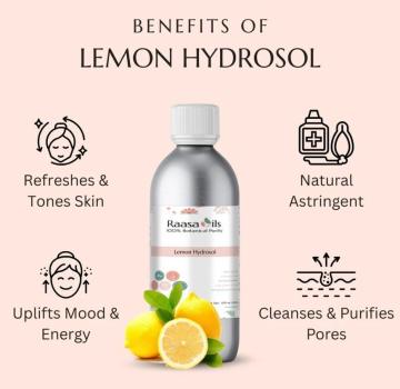 Lemon Hydrosol for Cosmetic & Beauty Products | Raasa Oils