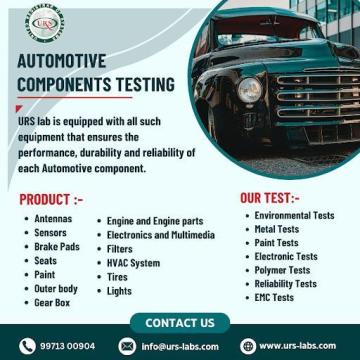 Automotive Product Testing Lab in Coimbatore
