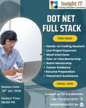 Dot NET Full Stack Training in Hyderabad at Insight IT Training Institute