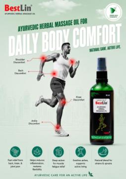 Premium Joint Pain Oil – Ayurvedic Pain Relief Massage Oil for Knee and Body Care