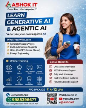 Best Generative AI and Agentic AI Online Training in Hyderabad | Ashok IT