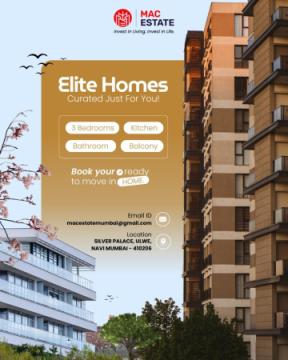 Luxury 3BHK Apartments in Kharghar With Swimming Pool