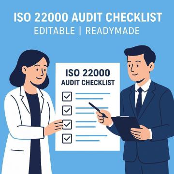 ISO 22000 Audit Checklist for Food Safety Certification