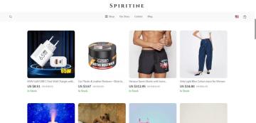 10% OFF Every Items on Spiritine