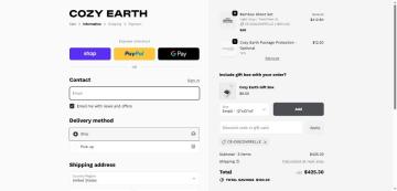 20% OFF Your Entire Order on Cozy Earth