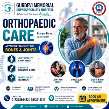 Best Orthopedic Surgery in Jagadhri for Bone and Joint Care