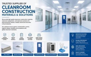 Trusted Supplier of Cleanroom Construction Materials and Solutions