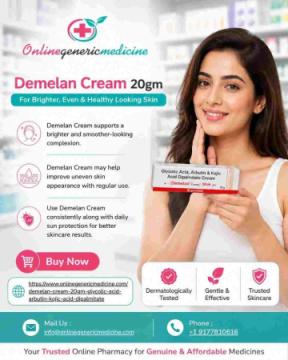Demelan Cream 20gm: Uses, Benefits, and Application Guide