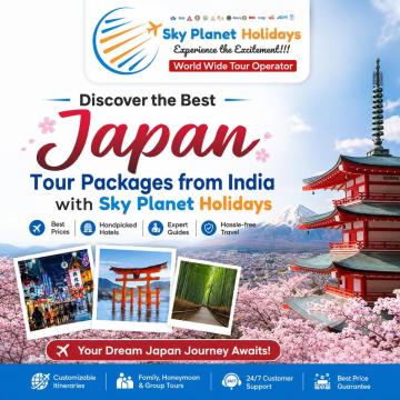 Discover the Best Japan Tour Packages from India with Sky Planet Holidays