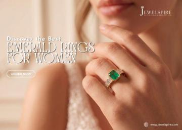 Discover the Best Emerald Rings for Women at Jewelspire!