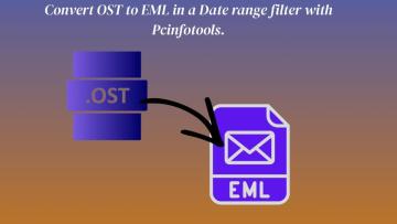 Convert OST to EML in a Date range filter with Pcinfotools.