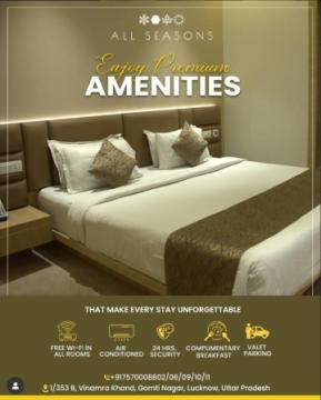 All Seasons Stay | Best 3 Star Hotel in Lucknow | Luxury Hotel, Spa & Banquet Hall