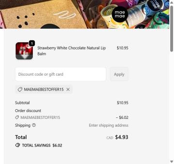 55% OFF Your Order at Maemae