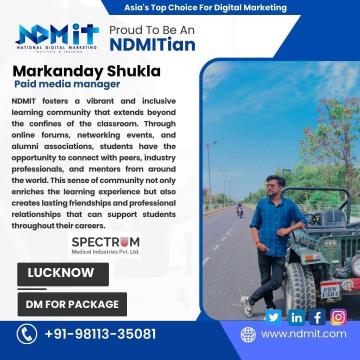 Master Digital Marketing & Data Science at NDMIT Lucknow – Govt-Approved, 100% Placement
