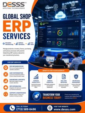 Advanced Global Shop ERP Consulting Services for Manufacturing Success Goals