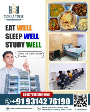 Best AC Hostel On Ajmer Road Jaipur